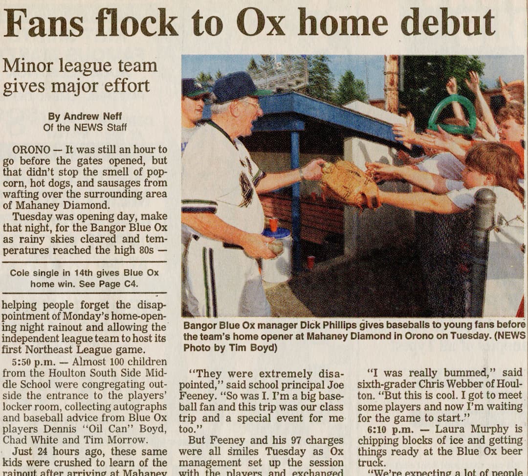 Inaugural Home Opener