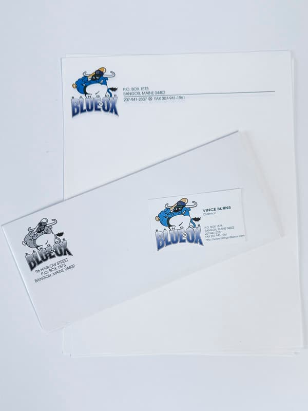 Lot: Official Team Stationery & Business Card