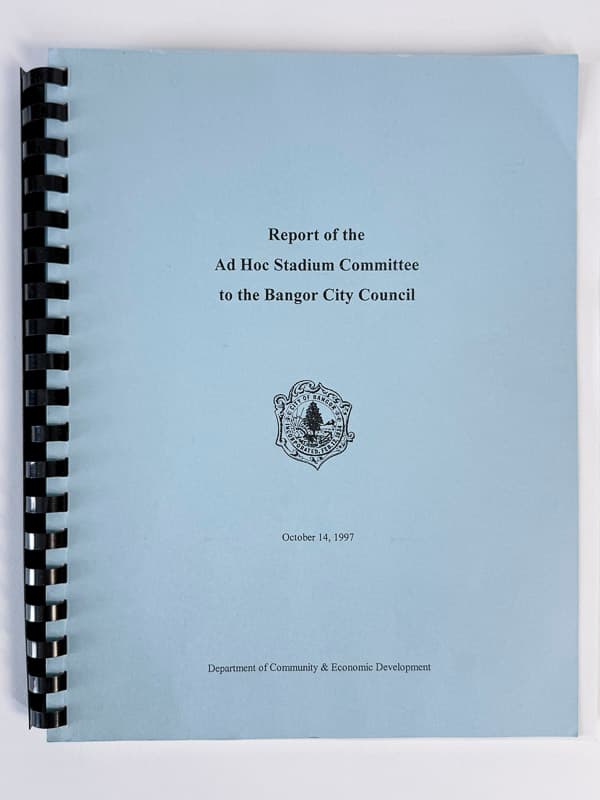 Ad Hoc Stadium Committee Report