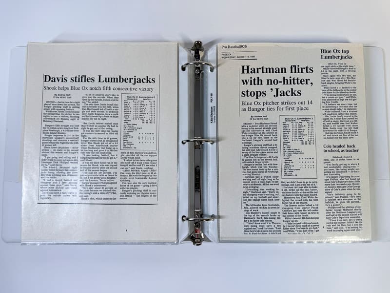 Press Clipping Binder: Photocopied Archive