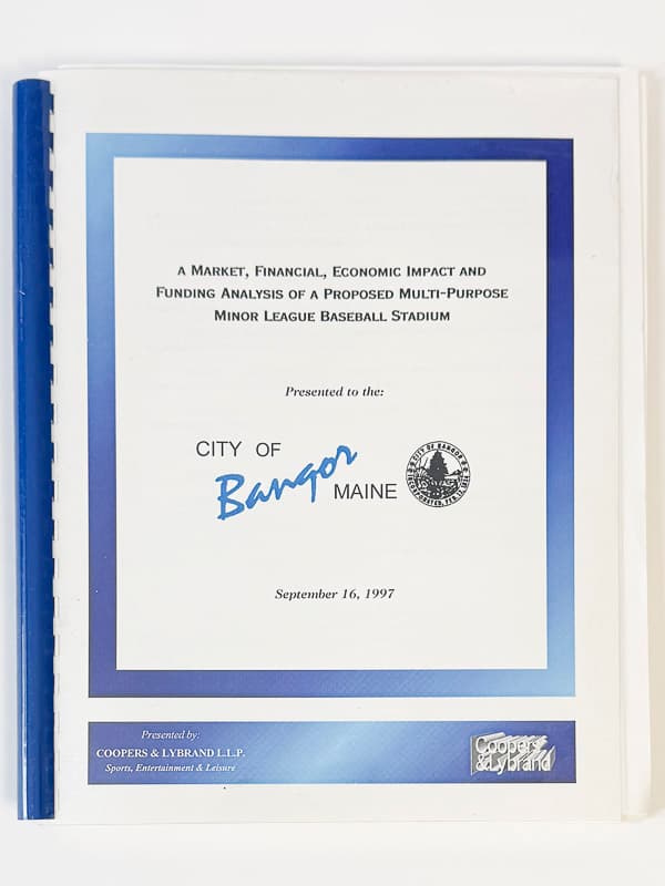 Coopers & Lybrand Stadium Feasibility Study